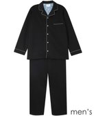 【ウンナナクール/une nana cool / MEN】の【綿混】ハイゲージダブルエアー メンズ長袖開襟 MADE WITH LIBERTY FABRIC 人気、トレンドファッション・服の通販 founy(ファニー) ファッション Fashion メンズファッション Fashion for Men 秋 Autumn 長袖 Long Sleeve, Full Sleeve バランス Balance, Style Balance パイピング Piping, Trim Design パジャマ Pajamas, Sleepwear プリント Print, Printed Pattern ボトム Bottoms, Lower Wear ポケット Pocket, Pocket Detail メンズ Men's, Menswear リラックス Relax, Relaxed Fit おすすめ Recommended / Our Picks thumbnail ブラック|ID: prp329100004871691 ipo3291000000036322520