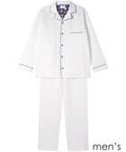 【ウンナナクール/une nana cool / MEN】の【綿混】ハイゲージダブルエアー メンズ長袖開襟 MADE WITH LIBERTY FABRIC 人気、トレンドファッション・服の通販 founy(ファニー) ファッション Fashion メンズファッション Fashion for Men 秋 Autumn 長袖 Long Sleeve, Full Sleeve バランス Balance, Style Balance パイピング Piping, Trim Design パジャマ Pajamas, Sleepwear プリント Print, Printed Pattern ボトム Bottoms, Lower Wear ポケット Pocket, Pocket Detail メンズ Men's, Menswear リラックス Relax, Relaxed Fit おすすめ Recommended / Our Picks thumbnail ホワイト|ID: prp329100004871691 ipo3291000000036322528