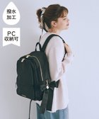 【メゾンドフルール/Maison de FLEUR】の撥水加工ポケットリボンリュック 人気、トレンドファッション・服の通販 founy(ファニー) ファッション Fashion レディースファッション Fashion for Women バッグ Bags ショルダー Shoulder, Shoulder Strap チャーム Charm, Pendant ポケット Pocket, Pocket Detail リュック Backpack, Rucksack thumbnail Black|ID: prp329100004871706 ipo3291000000036322584