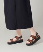 【ステッピ/steppi】の【洗える】厚底 ストラップサンダル ブラウンチェック|ID: prp329100004871722 ipo3291000000036322648