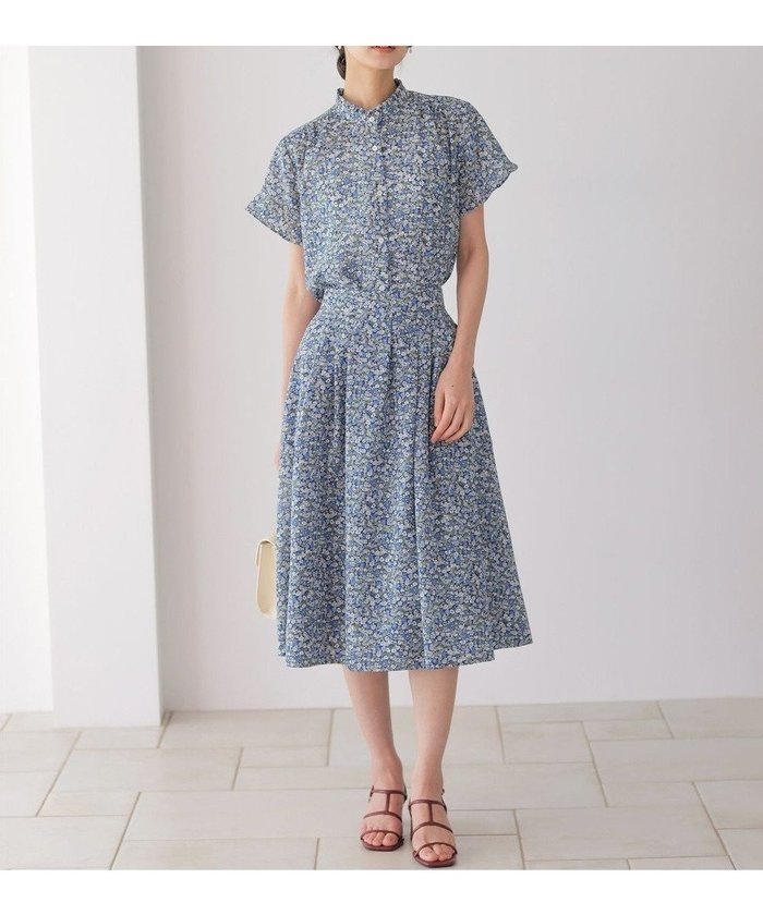 【組曲/KUMIKYOKU】の【先行予約・WEB限定】フラワーガーデンプリント スカート インテリア・キッズ・メンズ・レディースファッション・服の通販 founy(ファニー) https://founy.com/ ファッション Fashion レディースファッション Fashion for Women スカート Skirts 春 Spring シャドー Shadow, Subtle Pattern シンプル Simple, Minimal セットアップ Set-Up, Coordinated Outfit チェック Check, Plaid, Tartan フェミニン Feminine, Girly プリント Print, Printed Pattern ランダム Random, Irregular リラックス Relax, Relaxed Fit S/S・春夏 SS, Spring/Summer, Warm Season 夏 Summer エレガント 上品 Elegant |ID: prp329100004871723 ipo3291000000036322649