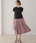 【組曲/KUMIKYOKU】の【先行予約・WEB限定】フラワーガーデンプリント スカート ベージュピンク系5|ID: prp329100004871723 ipo3291000000036322651