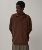 【エイトン/ATON】のFINE ICE COTTON スキッパーポロセーター - UNISEX 人気、トレンドファッション・服の通販 founy(ファニー) ファッション Fashion レディースファッション Fashion for Women トップス・カットソー Cut & Sew Tops ニット Knit Tops & Sweaters ユニセックス Unisex, Genderless カットソー Cut and Sewn Top カーディガン Cardigan, Knitwear セーター Sweater, Knitwear リラックス Relax, Relaxed Fit 夏 Summer 春 Spring S/S・春夏 SS, Spring/Summer, Warm Season thumbnail CAMEL|ID: prp329100004871747 ipo3291000000036322772