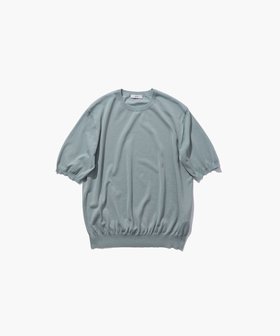 【エイトン/ATON】 HIGH TWIST COTTON クルーネックセーター人気、トレンドファッション・服の通販 founy(ファニー) ファッション Fashion レディースファッション Fashion for Women トップス・カットソー Cut & Sew Tops ニット Knit Tops & Sweaters ギャザー Gathered, Ruffled セーター Sweater, Knitwear テーパード Tapered, Tapered Pants ドレープ Drape, Draping Fabric 吸水 Absorbent, Quick-Dry 夏 Summer 春 Spring S/S・春夏 SS, Spring/Summer, Warm Season 洗える Machine Washable |ID:prp329100004871749