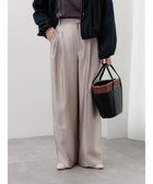 【テチチ/Te chichi】のシャイニーワイドパンツ(セットアップ可) モカ|ID: prp329100004871755 ipo3291000000036322801