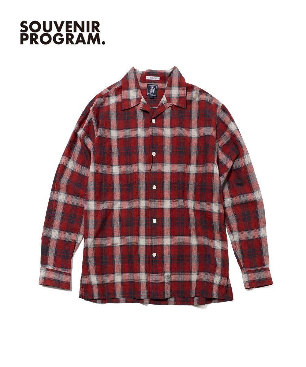 【ジェイ プレス/J.PRESS / MEN】の【J.PRESS ORIGINALS】【UNISEX】Indian Madras Open Shirts / Baggy-Fit インテリア・キッズ・メンズ・レディースファッション・服の通販 founy(ファニー) ファッション Fashion レディースファッション Fashion for Women トップス・カットソー Cut & Sew Tops シャツ・ブラウス・オフィスカジュアル Elegant Blouses & Button-Ups ユニセックス Unisex, Genderless インド Indian Textile インナー Innerwear ジャケット Jacket, Outerwear チェック Check, Plaid, Tartan ボックス Boxy, Box Shape 夏 Summer 定番 Standard, Basic Item 春 Spring S/S・春夏 SS, Spring/Summer, Warm Season レッド系4|ID: prp329100004871767 ipo3291000000036322838