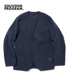 【ジェイ プレス/J.PRESS / MEN】の【J.PRESS ORIGINALS】【UNISEX】Nylon Polyurethane Dray Stretch No Collar Jacket 人気、トレンドファッション・服の通販 founy(ファニー) ファッション Fashion レディースファッション Fashion for Women アウター Coat / Outerwear Collection レディースジャケット・軽アウター Jackets ノーカラージャケット / シンプル上品コーデ Collarless Jackets ユニセックス Unisex, Genderless ジャケット Jacket, Outerwear ストレッチ Stretch, Stretchy Fabric プリント Print, Printed Pattern ボックス Boxy, Box Shape ポケット Pocket, Pocket Detail リラックス Relax, Relaxed Fit ワッシャー Washer, Crinkled Finish 夏 Summer 春 Spring S/S・春夏 SS, Spring/Summer, Warm Season thumbnail ネイビー系|ID: prp329100004871769 ipo3291000000036322848