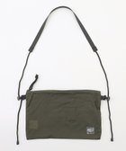 【ジョセフ アブード マウンテン/JOSEPH ABBOUD MOUNTAIN】の【軽量/ECO撥水/小さくたためる】ナイロンフライリップサコッシュ カーキ系|ID: prp329100004871784 ipo3291000000036322894