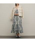 【グレース コンチネンタル/GRACE CONTINENTAL】のオーナメントembワンピース ブルー|ID: prp329100004871791 ipo3291000000036322921