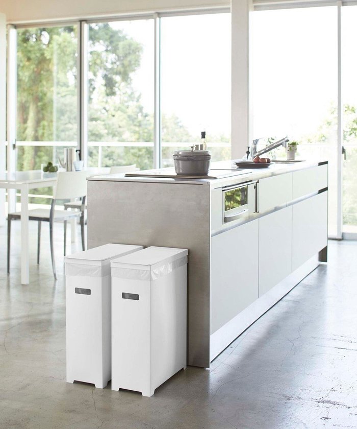 【タワー/tower】のスリム蓋付きゴミ箱 タワー 2個組 ホワイト インテリア・キッズ・メンズ・レディースファッション・服の通販 founy(ファニー) https://founy.com/ ファッション Fashion レディースファッション Fashion for Women アウトドア Outdoor Clothing スリム Slim, Slim Fit |ID: prp329100004871798 ipo3291000000036322941