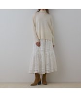 【グレース コンチネンタル/GRACE CONTINENTAL】のレースティアードスカート 人気、トレンドファッション・服の通販 founy(ファニー) ファッション Fashion レディースファッション Fashion for Women スカート Skirts ティアードスカート Tiered Skirts チュール Tulip, Tulip Motif ティアードスカート Tiered Skirt, Flounced Skirt ラグジュアリー Luxury, Elegant リメイク Remake, Reconstructed レース Lace, Lace Fabric ロマンティック Romantic, Feminine Style ヴィンテージ Vintage Style A/W・秋冬 Autumn/Winter |ID:prp329100004871810