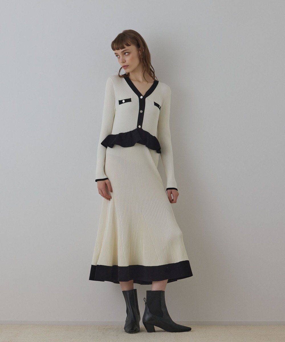 【グレース コンチネンタル/GRACE CONTINENTAL】のバイカラーニットワンピース 人気、トレンドファッション・服の通販 founy(ファニー) ファッション Fashion レディースファッション Fashion for Women ワンピース Dresses ニットワンピース Knit Dresses コンシャス Conscious, Bodycon フリル Frill, Ruffle ペプラム Peplum, Flared Hem マーメイド Mermaid, Fishtail Silhouette A/W・秋冬 Autumn/Winter おすすめ Recommended / Our Picks エレガント 上品 Elegant other-1|ID: prp329100004871814 ipo3291000000036323062