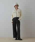 【グレース コンチネンタル/GRACE CONTINENTAL】のステッチニットジャケット 人気、トレンドファッション・服の通販 founy(ファニー) ファッション Fashion レディースファッション Fashion for Women アウター Coat / Outerwear Collection レディースジャケット・軽アウター Jackets カーディガン Cardigan, Knitwear ジャケット Jacket, Outerwear スラックス Slacks, Dress Pants セーター Sweater, Knitwear デニム Denim, Jeans Material ハンド Hand, Handmade マニッシュ Mannish, Boyish ミニスカート Mini Skirt, Short Skirt リラックス Relax, Relaxed Fit エレガント 上品 Elegant A/W・秋冬 Autumn/Winter thumbnail キナリ|ID: prp329100004871816 ipo3291000000036323075