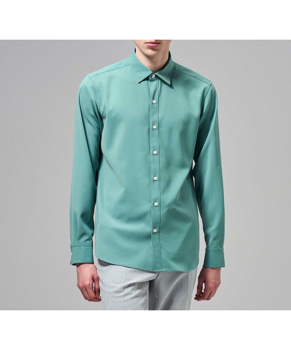 【ジョゼフ オム/JOSEPH HOMME / MEN】の【機能素材】テクノボイルストレッチ レギュラーカラーシャツ 人気、トレンドファッション・服の通販 founy(ファニー) 　ファッション　Fashion　メンズファッション　Fashion for Men　トップス・カットソー　Cut & Sew Tops　メンズシャツ　Shirts　インナー　Innerwear　シェイプ　Shape, Slim Fit　シンプル　Simple, Minimal　ジャケット　Jacket, Outerwear　エレガント 上品　Elegant　夏　Summer　春　Spring　S/S・春夏　SS, Spring/Summer, Warm Season　 other-1|ID: prp329100004871961 ipo3291000000036326690