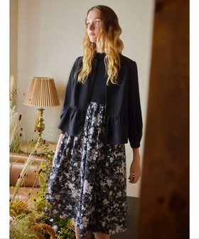 【トッカ/TOCCA】 【洗える】CHANDELIER KNIT DRESS ニットドレス人気、トレンドファッション・服の通販 founy(ファニー) ファッション Fashion レディースファッション Fashion for Women ワンピース Dresses フォーマル・パーティードレス・結婚式用ドレス Elegant & Casual Dresses ニットワンピース Knit Dresses ドッキング Docking, Mixed Material ドレス Dress, One-Piece フィット Fit, Slim Fit フレア Flare, Flared プリント Print, Printed Pattern 洗える Machine Washable A/W・秋冬 Autumn/Winter |ID:prp329100004871973