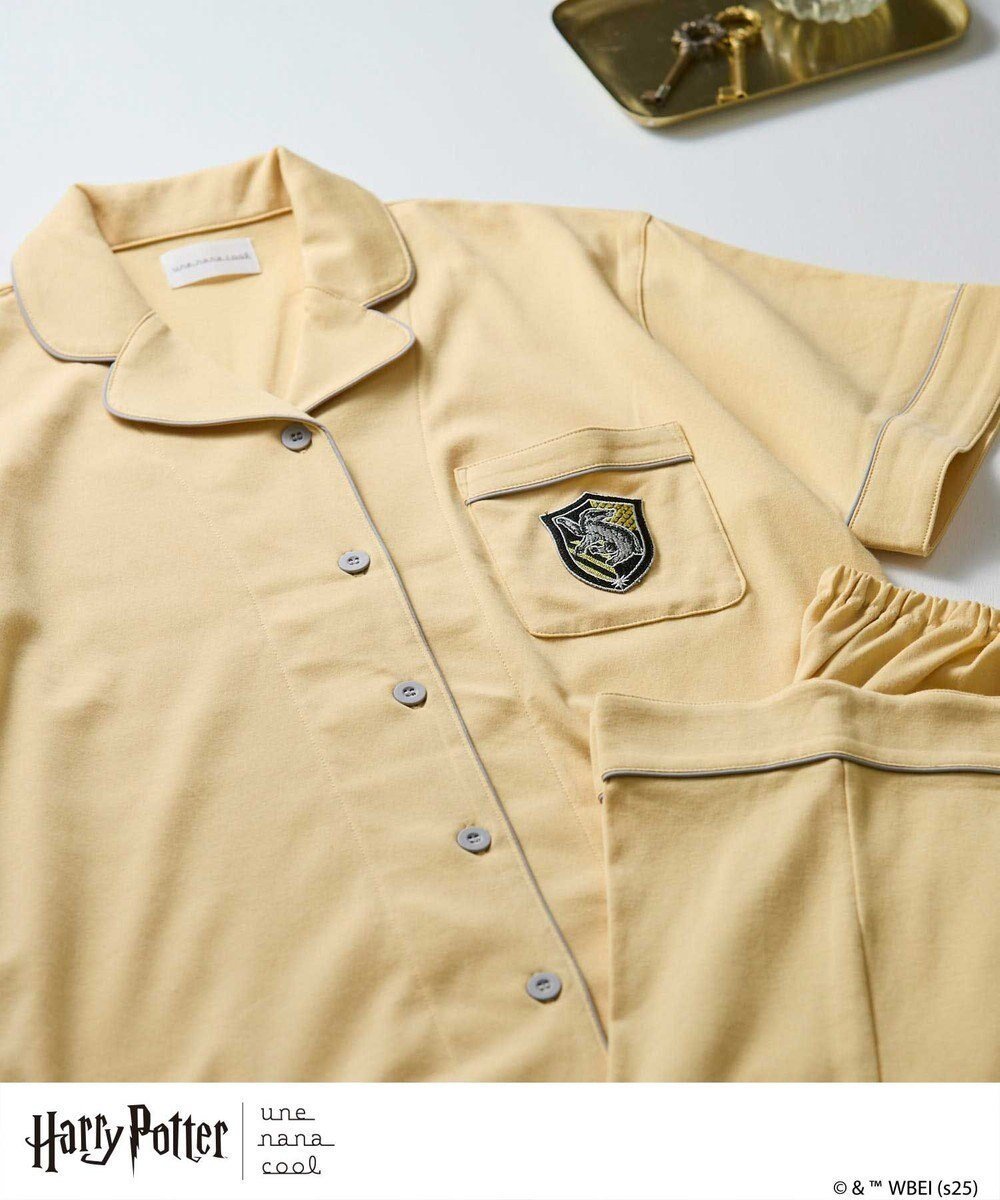 【ウンナナクール/une nana cool】の【ハリー・ポッターコラボ】Harry Potter × une nana cool 【綿100%】パジャマ インテリア・キッズ・メンズ・レディースファッション・服の通販 founy(ファニー) 　ファッション　Fashion　レディースファッション　Fashion for Women　ショーツ　Shorts, Short Pants　パジャマ　Pajamas, Sleepwear　ブラジャー　Bra, Lingerie　ポケット　Pocket, Pocket Detail　半袖　Short Sleeve, Half Sleeve　YE|ID: prp329100004871995 ipo3291000000036326867