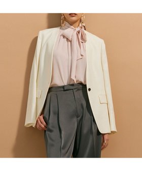 【ベイジ,/BEIGE,】 CAROLE / ノーカラージャケット人気、トレンドファッション・服の通販 founy(ファニー) ファッション Fashion レディースファッション Fashion for Women アウター Coat / Outerwear Collection レディースジャケット・軽アウター Jackets ノーカラージャケット / シンプル上品コーデ Collarless Jackets おすすめ Recommended / Our Picks カーディガン Cardigan, Knitwear ジャケット Jacket, Outerwear ストレッチ Stretch, Stretchy Fabric デニム Denim, Jeans Material プリーツ Pleats, Pleated ボトム Bottoms, Lower Wear 夏 Summer 春 Spring S/S・春夏 SS, Spring/Summer, Warm Season 洗える Machine Washable ビジネス 仕事 通勤 Business / Work / Commuting |ID:prp329100004872000