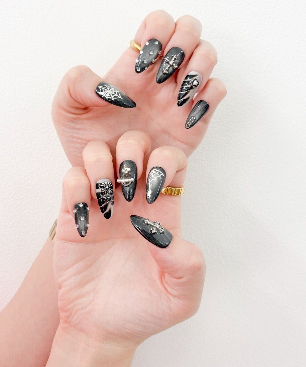 【ウィゴー/WEGO】のデザインデコネイルチップ インテリア・キッズ・メンズ・レディースファッション・服の通販 founy(ファニー) 　ファッション　Fashion　レディースファッション　Fashion for Women　ウッド　Wooden Design　クール　Cool, Chic　シルバー　Silver, Metallic Silver　スマホ　Smartphone, Mobile Device　なめらか　Smooth, Silky Texture　ネイル　Nail, Nail Art　ハンド　Hand, Handmade　バランス　Balance, Style Balance　パープル　Purple, Violet　おすすめ　Recommended / Our Picks　柄2|ID: prp329100004872006 ipo3291000000036326920