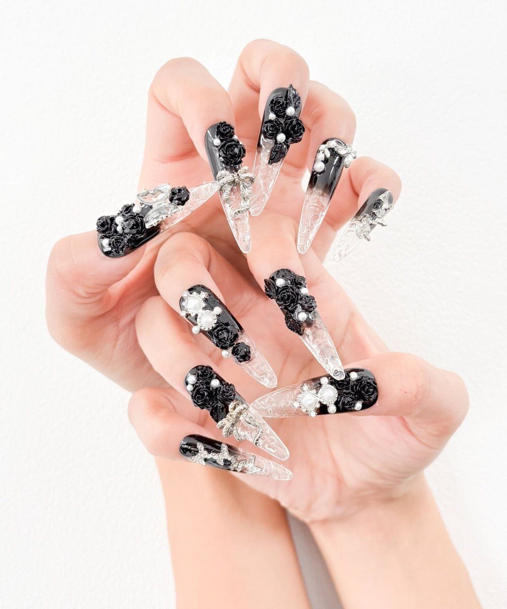 【ウィゴー/WEGO】のデザインデコネイルチップ インテリア・キッズ・メンズ・レディースファッション・服の通販 founy(ファニー) 　ファッション　Fashion　レディースファッション　Fashion for Women　ウッド　Wooden Design　クール　Cool, Chic　シルバー　Silver, Metallic Silver　スマホ　Smartphone, Mobile Device　なめらか　Smooth, Silky Texture　ネイル　Nail, Nail Art　ハンド　Hand, Handmade　バランス　Balance, Style Balance　パープル　Purple, Violet　おすすめ　Recommended / Our Picks　柄3|ID: prp329100004872006 ipo3291000000036326921