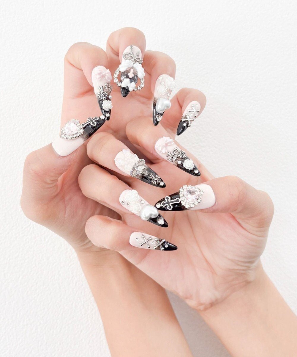 【ウィゴー/WEGO】のデザインデコネイルチップ インテリア・キッズ・メンズ・レディースファッション・服の通販 founy(ファニー) 　ファッション　Fashion　レディースファッション　Fashion for Women　ウッド　Wooden Design　クール　Cool, Chic　シルバー　Silver, Metallic Silver　スマホ　Smartphone, Mobile Device　なめらか　Smooth, Silky Texture　ネイル　Nail, Nail Art　ハンド　Hand, Handmade　バランス　Balance, Style Balance　パープル　Purple, Violet　おすすめ　Recommended / Our Picks　柄7|ID: prp329100004872006 ipo3291000000036326925