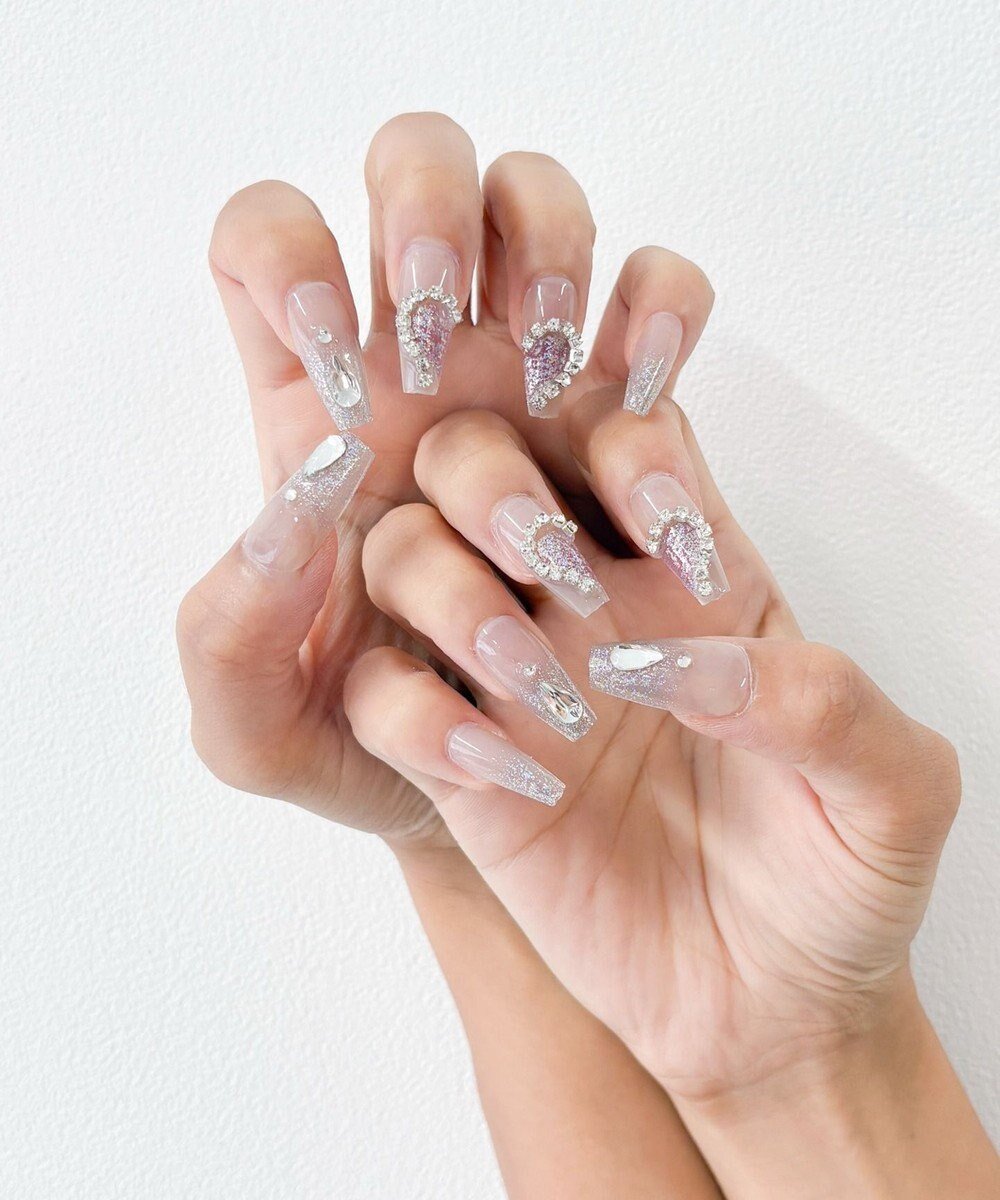 【ウィゴー/WEGO】のデザインネイルチップ インテリア・キッズ・メンズ・レディースファッション・服の通販 founy(ファニー) 　ファッション　Fashion　レディースファッション　Fashion for Women　ウッド　Wooden Design　スマホ　Smartphone, Mobile Device　なめらか　Smooth, Silky Texture　ネイル　Nail, Nail Art　ハンド　Hand, Handmade　柄5|ID: prp329100004872007 ipo3291000000036326934