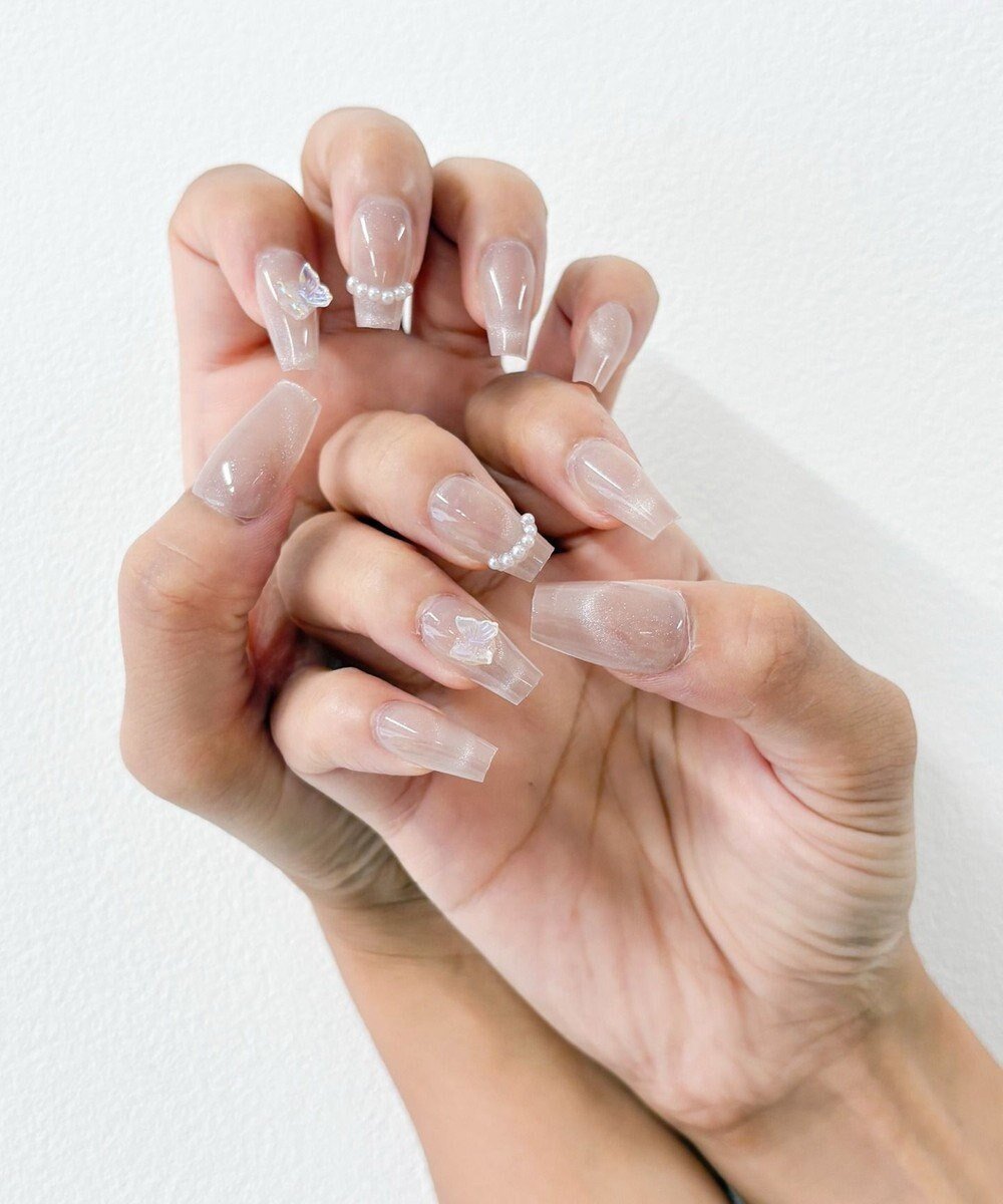 【ウィゴー/WEGO】のデザインネイルチップ インテリア・キッズ・メンズ・レディースファッション・服の通販 founy(ファニー) 　ファッション　Fashion　レディースファッション　Fashion for Women　ウッド　Wooden Design　スマホ　Smartphone, Mobile Device　なめらか　Smooth, Silky Texture　ネイル　Nail, Nail Art　ハンド　Hand, Handmade　柄7|ID: prp329100004872007 ipo3291000000036326936