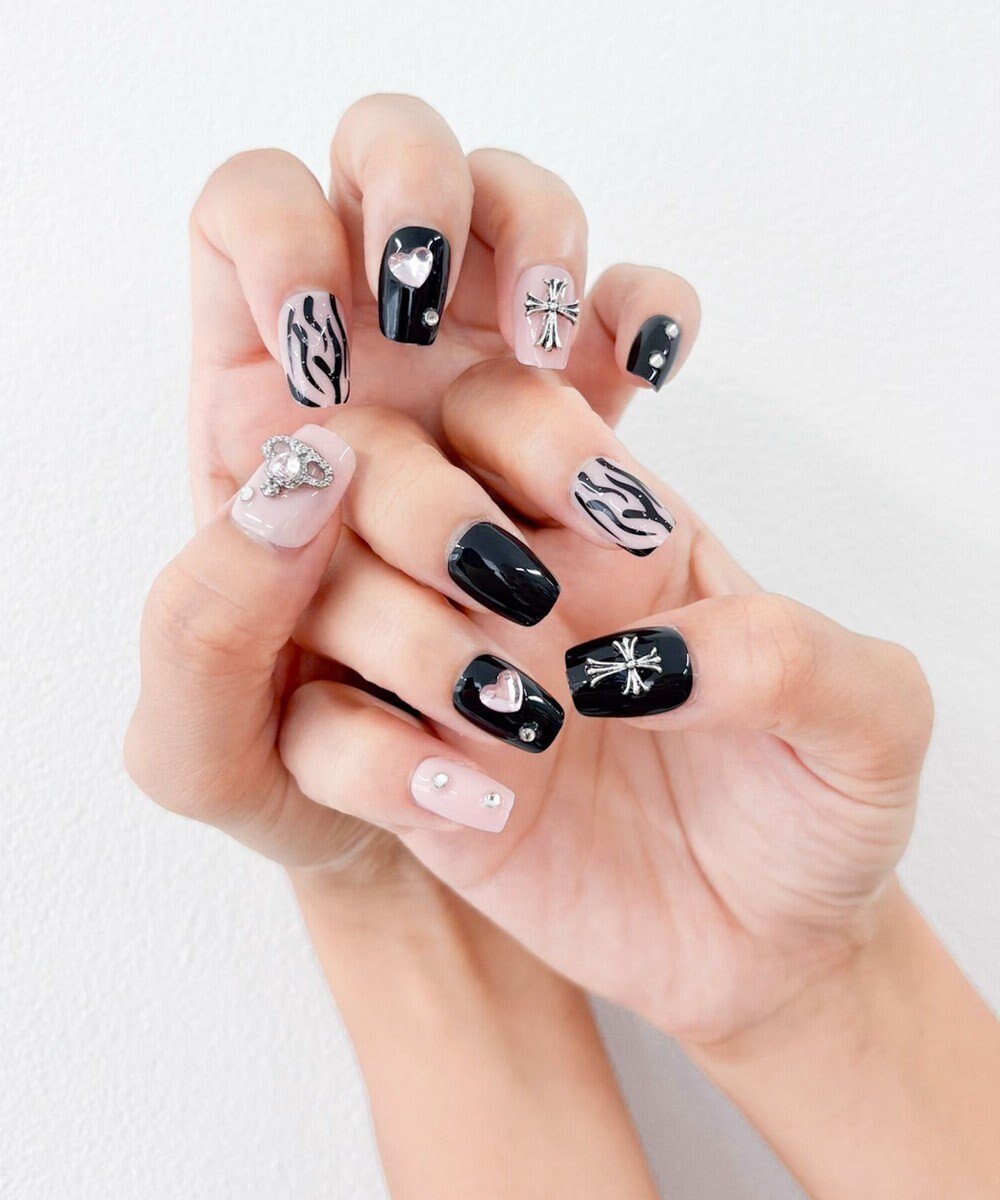 【ウィゴー/WEGO】のデザインネイルチップ インテリア・キッズ・メンズ・レディースファッション・服の通販 founy(ファニー) 　ファッション　Fashion　レディースファッション　Fashion for Women　ウッド　Wooden Design　スマホ　Smartphone, Mobile Device　なめらか　Smooth, Silky Texture　ネイル　Nail, Nail Art　ハンド　Hand, Handmade　柄10|ID: prp329100004872007 ipo3291000000036326939