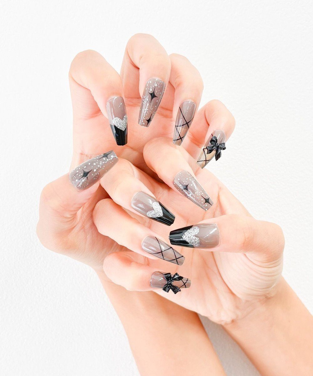 【ウィゴー/WEGO】のデザインネイルチップ インテリア・キッズ・メンズ・レディースファッション・服の通販 founy(ファニー) 　ファッション　Fashion　レディースファッション　Fashion for Women　ウッド　Wooden Design　スマホ　Smartphone, Mobile Device　なめらか　Smooth, Silky Texture　ネイル　Nail, Nail Art　ハンド　Hand, Handmade　柄22|ID: prp329100004872007 ipo3291000000036326951