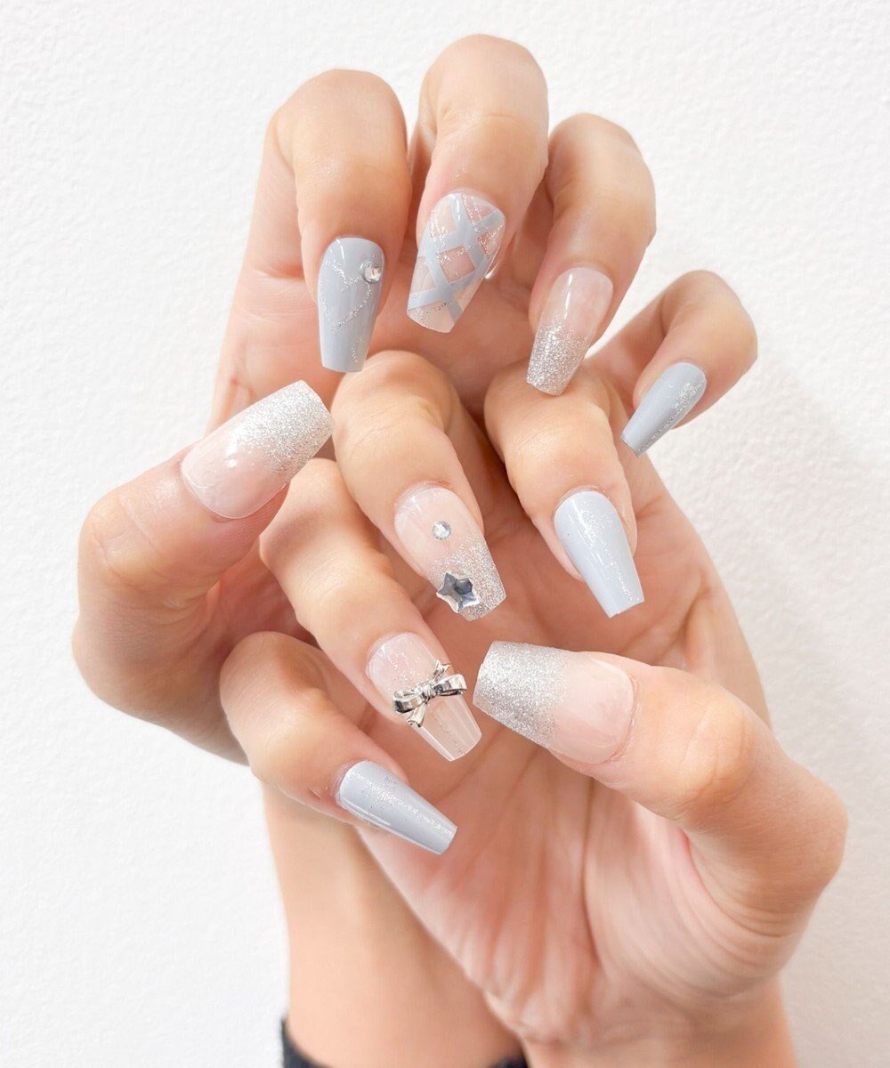 【ウィゴー/WEGO】のデザインネイルチップ インテリア・キッズ・メンズ・レディースファッション・服の通販 founy(ファニー) 　ファッション　Fashion　レディースファッション　Fashion for Women　ウッド　Wooden Design　スマホ　Smartphone, Mobile Device　なめらか　Smooth, Silky Texture　ネイル　Nail, Nail Art　ハンド　Hand, Handmade　柄27|ID: prp329100004872007 ipo3291000000036326956