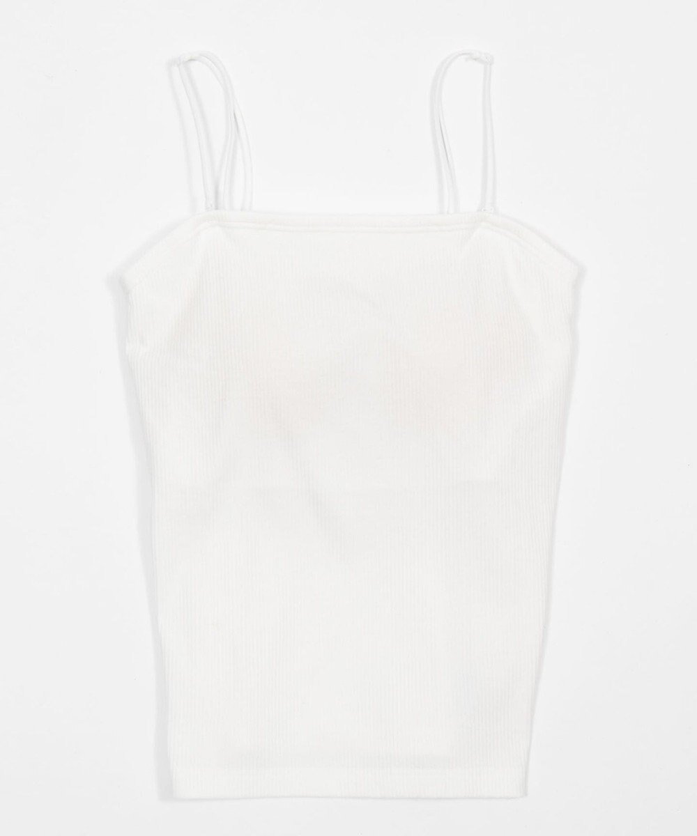 【ウィゴー/WEGO】の【カップ付き】なちゅ盛れ2WAYカップインキャミ インテリア・キッズ・メンズ・レディースファッション・服の通販 founy(ファニー) 　ファッション　Fashion　レディースファッション　Fashion for Women　トップス・カットソー　Cut & Sew Tops　キャミソール&ノースリーブ　Camisoles & Sleeveless Tops　インナー　Innerwear　春　Spring　秋　Autumn　キャミ　Camisole, Cami Top　キャミソール　Camisole, Spaghetti Strap Top　スマホ　Smartphone, Mobile Device　バランス　Balance, Style Balance　フィット　Fit, Slim Fit　ラップ　Wrap, Wrap Design　S/S・春夏　SS, Spring/Summer, Warm Season　夏　Summer　ホワイト|ID: prp329100004872017 ipo3291000000036327002