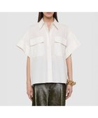 【ジョゼフ/JOSEPH】のポプリンコットン ショートスリーブシャツ 人気、トレンドファッション・服の通販 founy(ファニー) ファッション Fashion レディースファッション Fashion for Women トップス・カットソー Cut & Sew Tops シャツ・ブラウス・オフィスカジュアル Elegant Blouses & Button-Ups スリーブ Sleeve, Long Sleeve / Short Sleeve パッチ Patch, Appliqué フィット Fit, Slim Fit ポケット Pocket, Pocket Detail リラックス Relax, Relaxed Fit 夏 Summer 春 Spring S/S・春夏 SS, Spring/Summer, Warm Season thumbnail Wax|ID: prp329100004872020 ipo3291000000036327013