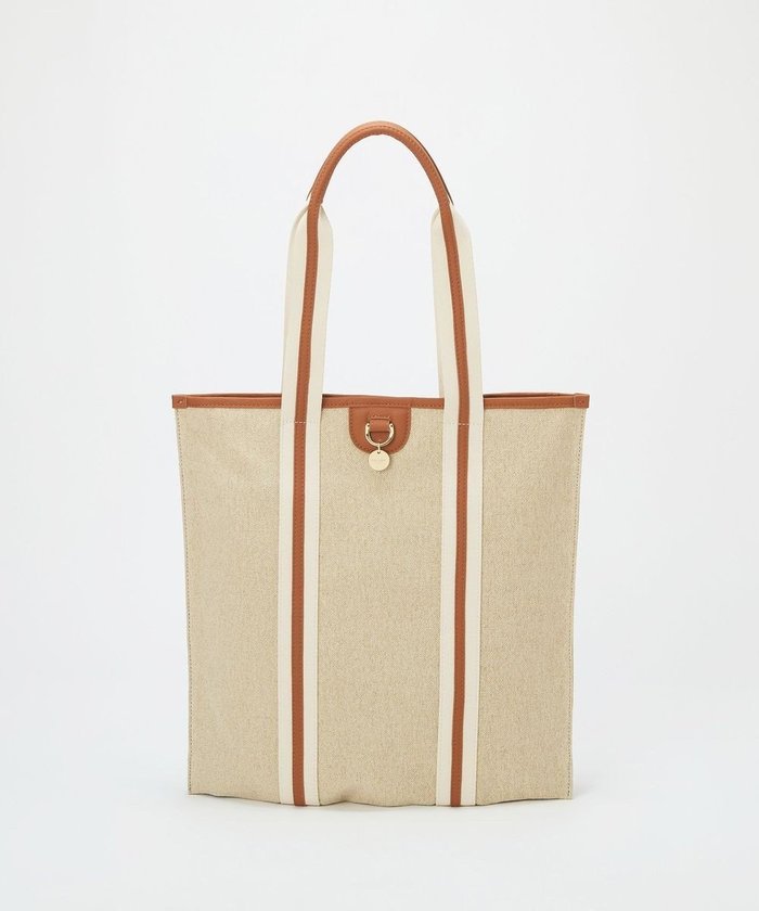 【トプカピ/TOPKAPI】の【TREASURE TOPKAPI】レザーコンビ ストライプハンドル スリム トートバッグ A4 / 軽量 インテリア・キッズ・メンズ・レディースファッション・服の通販 founy(ファニー) https://founy.com/ ファッション Fashion レディースファッション Fashion for Women バッグ Bags おすすめ Recommended / Our Picks キャンバス Canvas, Canvas Fabric コンビ Combo, Combination Style ジャケット Jacket, Outerwear ストライプ Stripe, Striped Pattern スリム Slim, Slim Fit デニム Denim, Jeans Material ポーチ Pouch, Small Case 軽量 Lightweight, Ultra Light ビジネス 仕事 通勤 Business / Work / Commuting |ID: prp329100004872027 ipo3291000000036327034