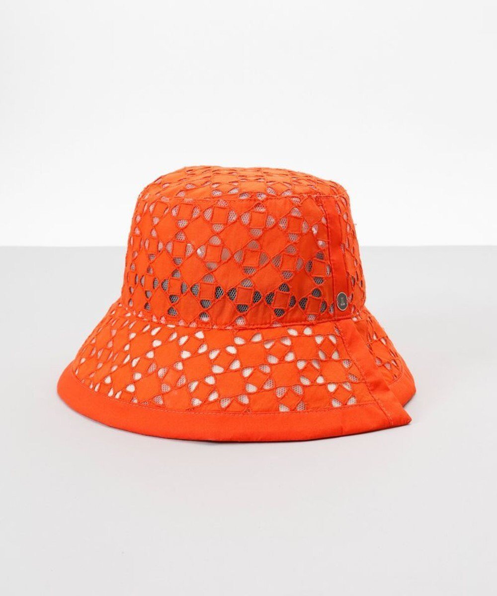 【アウロラ/AURORA】の【 LANVIN COLLECTION(ランバン コレクション) 】レースJL切り替えクロッシェハット インテリア・キッズ・メンズ・レディースファッション・服の通販 founy(ファニー) ファッション Fashion レディースファッション Fashion for Women キャップ&ハット Hats & Caps アシンメトリー Asymmetrical Style エレガント 上品 Elegant コレクション Collection, Seasonal Line フィット Fit, Slim Fit プレート Plate, Dish レース Lace, Lace Fabric 切替 Switching, Contrast Panel 帽子 Hat, Headwear 抗菌 Antibacterial, Bacteria-Resistant オレンジ|ID: prp329100004872035 ipo3291000000036327076