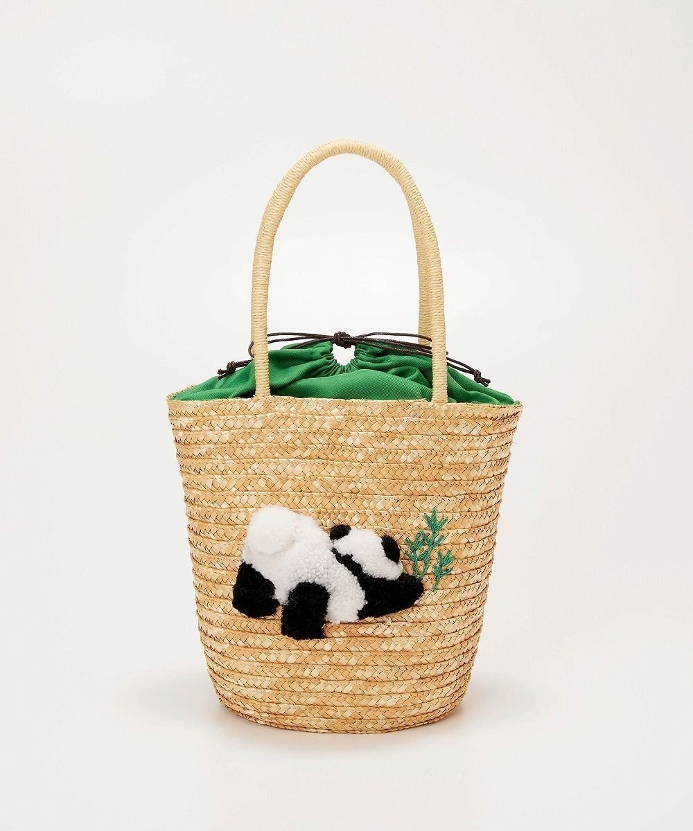 【トプカピ/TOPKAPI】の【TREASURE TOPKAPI】アニマル カゴバッグ インテリア・キッズ・メンズ・レディースファッション・服の通販 founy(ファニー) 　ファッション　Fashion　レディースファッション　Fashion for Women　バッグ　Bags　アクリル　Acrylic Material　アニマル　Animal Print　ビビッド　Vivid, Bright Tone　夏　Summer　巾着　Drawstring Bag, Kinchaku　グリーン|ID: prp329100004872039 ipo3291000000036327118