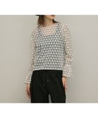 【グレース コンチネンタル/GRACE CONTINENTAL】のモチーフチュールブラウス 人気、トレンドファッション・服の通販 founy(ファニー) ファッション Fashion レディースファッション Fashion for Women トップス・カットソー Cut & Sew Tops シャツ・ブラウス・オフィスカジュアル Elegant Blouses & Button-Ups チュール Tulip, Tulip Motif モチーフ Motif, Design Theme 夏 Summer 春 Spring S/S・春夏 SS, Spring/Summer, Warm Season thumbnail ホワイト|ID: prp329100004872041 ipo3291000000036327140