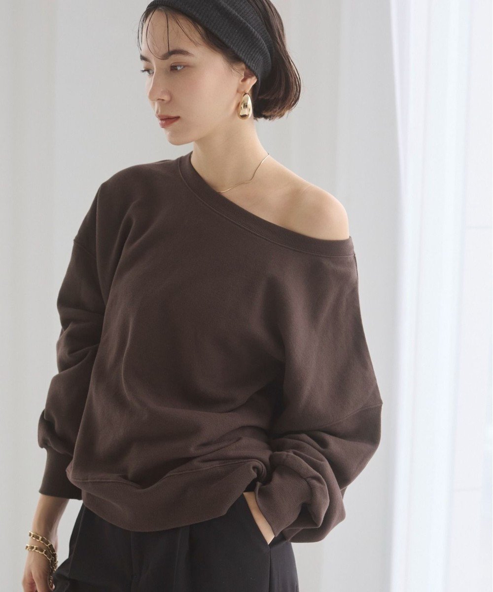 【ウィゴー/WEGO】の【ANGIE VINTAGE/SETUP対応アイテム】オフショルダー裏毛スウェット 人気、トレンドファッション・服の通販 founy(ファニー) 　ファッション　Fashion　レディースファッション　Fashion for Women　トップス・カットソー　Cut & Sew Tops　レディースパーカー・カジュアルフーディー　Casual Hoodies & Sweatshirts　スウェット・クルーネックトップス　Sweatshirts & Crewnecks / Relaxed Fit Sweat Tops　セットアップ　Matching Sets　レディーストップス・ブラウス　Tops & Blouses / Assorted Women's Tops　イエロー　Yellow　シンプル　Simple, Minimal　スウェット / スエット　Sweatshirt, Sweatwear　スリーブ　Sleeve, Long Sleeve / Short Sleeve　チェーン　Chain, Chain Strap　デコルテ　Décolleté, Neckline　デニム　Denim, Jeans Material　トレンド　Trend, Trending Now　ネックレス　Necklace, Pendant Necklace　ベーシック　Basic, Essential　ミックス　Mix, Mixed Style　ロング　Long, Long-Length　A/W・秋冬　Autumn/Winter　おすすめ　Recommended / Our Picks　 other-1|ID: prp329100004872049 ipo3291000000036327208