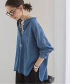 【ウィゴー/WEGO】の【ANGIE VINTAGE】オーバーサイズ バンドカラー デニムシャツ 人気、トレンドファッション・服の通販 founy(ファニー) ファッション Fashion レディースファッション Fashion for Women トップス・カットソー Cut & Sew Tops シャツ・ブラウス・オフィスカジュアル Elegant Blouses & Button-Ups インナー Innerwear 春 Spring 洗える Machine Washable 今季 This Season, Current Season チュニック Tunic, Long Top デニム Denim, Jeans Material バランス Balance, Style Balance ベーシック Basic, Essential ポケット Pocket, Pocket Detail S/S・春夏 SS, Spring/Summer, Warm Season おすすめ Recommended / Our Picks 夏 Summer thumbnail ブルー|ID: prp329100004872051 ipo3291000000036327233
