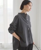 【ウィゴー/WEGO】の【ANGIE VINTAGE】オーバーサイズ バンドカラー デニムシャツ 人気、トレンドファッション・服の通販 founy(ファニー) ファッション Fashion レディースファッション Fashion for Women トップス・カットソー Cut & Sew Tops シャツ・ブラウス・オフィスカジュアル Elegant Blouses & Button-Ups インナー Innerwear 春 Spring 洗える Machine Washable 今季 This Season, Current Season チュニック Tunic, Long Top デニム Denim, Jeans Material バランス Balance, Style Balance ベーシック Basic, Essential ポケット Pocket, Pocket Detail S/S・春夏 SS, Spring/Summer, Warm Season おすすめ Recommended / Our Picks 夏 Summer thumbnail グレー|ID: prp329100004872051 ipo3291000000036327237