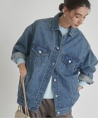 【ウィゴー/WEGO】の【ANGIE VINTAGE】ビッグシルエットデニムジャケット / オーバーサイズGジャン 人気、トレンドファッション・服の通販 founy(ファニー) ファッション Fashion レディースファッション Fashion for Women アウター Coat / Outerwear Collection レディースジャケット・軽アウター Jackets デニムジャケット / カジュアルアウター Denim Jackets インナー Innerwear 春 Spring 洗える Machine Washable シンプル Simple, Minimal ジャケット Jacket, Outerwear セットアップ Set-Up, Coordinated Outfit ダウン Down, Puffer デニム Denim, Jeans Material トレンド Trend, Trending Now 定番 Standard, Basic Item バランス Balance, Style Balance ビッグ Big, Oversized ポケット Pocket, Pocket Detail ミドル Middle Length, Mid Height ルーズ Loose, Oversized ロング Long, Long-Length ロールアップ Roll-Up, Cuffed Hem S/S・春夏 SS, Spring/Summer, Warm Season おすすめ Recommended / Our Picks 夏 Summer thumbnail ブルー|ID: prp329100004872052 ipo3291000000036327245