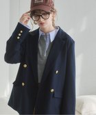 【ウィゴー/WEGO】の【ANGIE VINTAGE/S/Mサイズ展開 / オケージョン対応 / セレモニー対応】ゴールドボタン テーラードジャケット / 金ボタン ダブル ブレザー 人気、トレンドファッション・服の通販 founy(ファニー) ファッション Fashion レディースファッション Fashion for Women アウター Coat / Outerwear Collection レディースジャケット・軽アウター Jackets テーラードジャケット / 通勤・きれいめスタイル Tailored Jackets & Blazers アンティーク Antique-Inspired オケージョン Occasion Wear 秋 Autumn シンプル Simple, Minimal ジャケット Jacket, Outerwear スウェット / スエット Sweatshirt, Sweatwear ストレッチ Stretch, Stretchy Fabric ダウン Down, Puffer ダブル Double, Double-Breasted デニム Denim, Jeans Material 定番 Standard, Basic Item ポケット Pocket, Pocket Detail 羽織 Haori, Light Jacket マニッシュ Mannish, Boyish メタル Metal, Metal Parts ロング Long, Long-Length A/W・秋冬 Autumn/Winter S/S・春夏 SS, Spring/Summer, Warm Season おすすめ Recommended / Our Picks 夏 Summer エレガント 上品 Elegant セレモニー Ceremony 入学式 Entrance Ceremony 卒業式 Graduation Ceremony 結婚式 Wedding thumbnail ネイビー|ID: prp329100004872053 ipo3291000000036327255