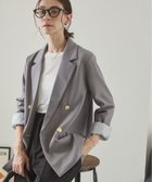 【ウィゴー/WEGO】の【ANGIE VINTAGE/S/Mサイズ展開 / オケージョン対応 / セレモニー対応】ゴールドボタン テーラードジャケット / 金ボタン ダブル ブレザー 人気、トレンドファッション・服の通販 founy(ファニー) ファッション Fashion レディースファッション Fashion for Women アウター Coat / Outerwear Collection レディースジャケット・軽アウター Jackets テーラードジャケット / 通勤・きれいめスタイル Tailored Jackets & Blazers アンティーク Antique-Inspired オケージョン Occasion Wear 秋 Autumn シンプル Simple, Minimal ジャケット Jacket, Outerwear スウェット / スエット Sweatshirt, Sweatwear ストレッチ Stretch, Stretchy Fabric ダウン Down, Puffer ダブル Double, Double-Breasted デニム Denim, Jeans Material 定番 Standard, Basic Item ポケット Pocket, Pocket Detail 羽織 Haori, Light Jacket マニッシュ Mannish, Boyish メタル Metal, Metal Parts ロング Long, Long-Length A/W・秋冬 Autumn/Winter S/S・春夏 SS, Spring/Summer, Warm Season おすすめ Recommended / Our Picks 夏 Summer エレガント 上品 Elegant セレモニー Ceremony 入学式 Entrance Ceremony 卒業式 Graduation Ceremony 結婚式 Wedding thumbnail ライトグレー|ID: prp329100004872053 ipo3291000000036327259