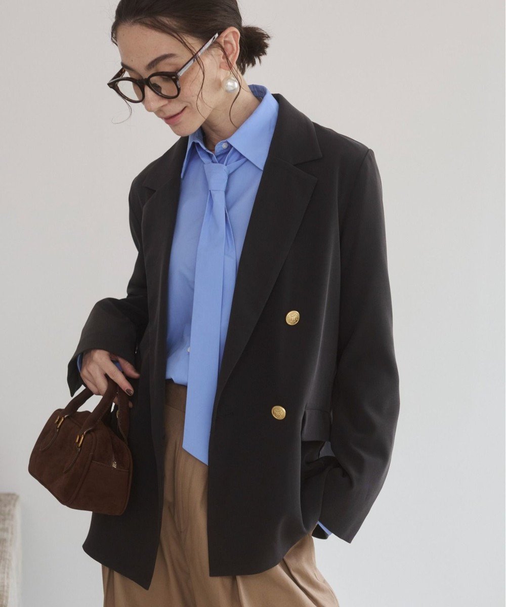 【ウィゴー/WEGO】の【ANGIE VINTAGE/S/Mサイズ展開 / オケージョン対応 / セレモニー対応】ゴールドボタン テーラードジャケット / 金ボタン ダブル ブレザー インテリア・キッズ・メンズ・レディースファッション・服の通販 founy(ファニー) ファッション Fashion レディースファッション Fashion for Women アウター Coat / Outerwear Collection レディースジャケット・軽アウター Jackets テーラードジャケット / 通勤・きれいめスタイル Tailored Jackets & Blazers アンティーク Antique-Inspired オケージョン Occasion Wear 秋 Autumn シンプル Simple, Minimal ジャケット Jacket, Outerwear スウェット / スエット Sweatshirt, Sweatwear ストレッチ Stretch, Stretchy Fabric ダウン Down, Puffer ダブル Double, Double-Breasted デニム Denim, Jeans Material 定番 Standard, Basic Item ポケット Pocket, Pocket Detail 羽織 Haori, Light Jacket マニッシュ Mannish, Boyish メタル Metal, Metal Parts ロング Long, Long-Length A/W・秋冬 Autumn/Winter S/S・春夏 SS, Spring/Summer, Warm Season おすすめ Recommended / Our Picks 夏 Summer エレガント 上品 Elegant セレモニー Ceremony 入学式 Entrance Ceremony 卒業式 Graduation Ceremony 結婚式 Wedding ダークグレー|ID: prp329100004872053 ipo3291000000036327261