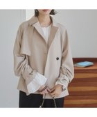 【ウィゴー/WEGO】の【ANGIE VINTAGE】ショート トレンチコート ライトベージュ|ID: prp329100004872056 ipo3291000000036327300