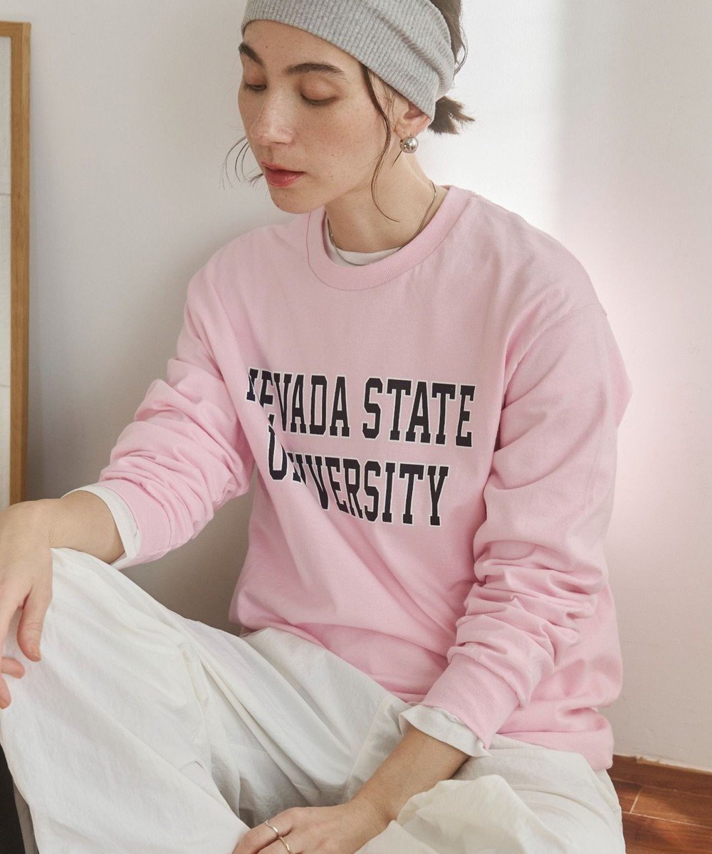 【ウィゴー/WEGO】の【ANGIE VINTAGE】GILDAN カレッジロゴ オーバーサイズ プリント ロンT インテリア・キッズ・メンズ・レディースファッション・服の通販 founy(ファニー) ファッション Fashion レディースファッション Fashion for Women トップス・カットソー Cut & Sew Tops シャツ・ブラウス・オフィスカジュアル Elegant Blouses & Button-Ups ロングTシャツ・Tシャツ Longline T-Shirts & Tees カットソー・ベーシックTシャツ Cut-and-Sewn Tops / Stretch Tees & Basics インナー Innerwear 春 Spring カットソー Cut and Sewn Top カーディガン Cardigan, Knitwear ショルダー Shoulder, Shoulder Strap シンプル Simple, Minimal トレンド Trend, Trending Now ドロップ Drop Shoulder, Dropped Style 長袖 Long Sleeve, Full Sleeve プリント Print, Printed Pattern モチーフ Motif, Design Theme S/S・春夏 SS, Spring/Summer, Warm Season 夏 Summer 柄30|ID: prp329100004872057 ipo3291000000036327325