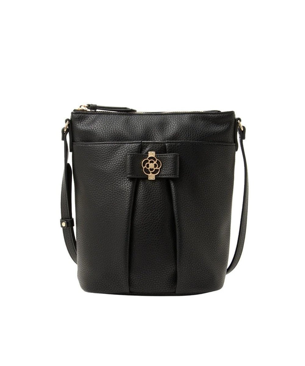 【クレイサス/CLATHAS】のルルリア ミニショルダーバッグ インテリア・キッズ・メンズ・レディースファッション・服の通販 founy(ファニー) 　ファッション　Fashion　レディースファッション　Fashion for Women　バッグ　Bags　エレガント 上品　Elegant　トレンド　Trend, Trending Now　フェミニン　Feminine, Girly　ポケット　Pocket, Pocket Detail　モチーフ　Motif, Design Theme　リボン　Ribbon, Bow　ビジネス 仕事 通勤　Business / Work / Commuting　ブラック|ID: prp329100004872063 ipo3291000000036327393