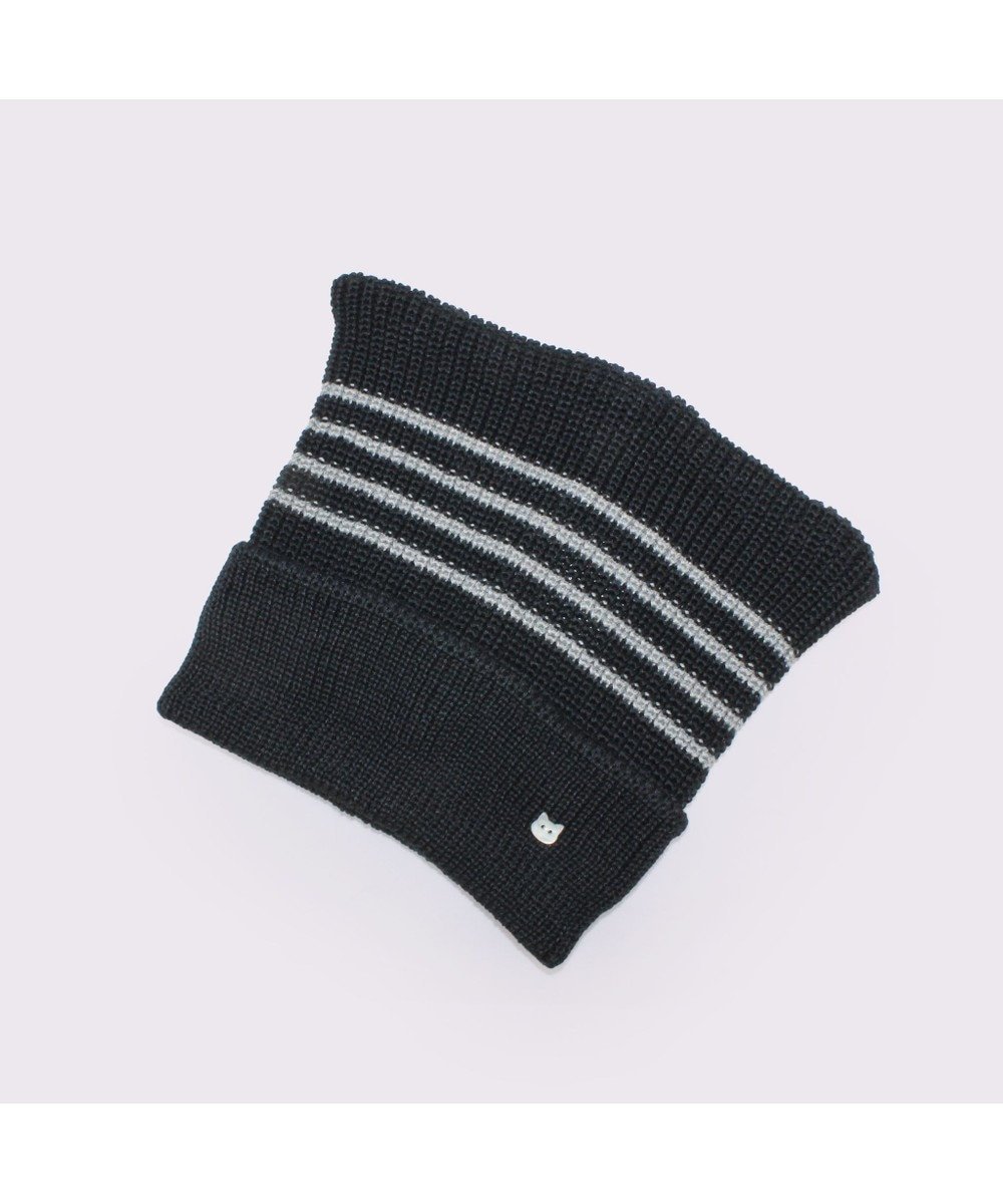 【アトレナ/ATRENA】のねこみみボーダーワッチ インテリア・キッズ・メンズ・レディースファッション・服の通販 founy(ファニー) ファッション Fashion レディースファッション Fashion for Women トップス・カットソー Cut & Sew Tops ニット Knit Tops & Sweaters キャップ&ハット Hats & Caps 春 Spring キャップ Cap, Baseball Cap チャーム Charm, Pendant 猫 Cat, Kitty ボーダー Border, Stripe 帽子 Hat, Headwear ワンポイント One Point, Statement Accent S/S・春夏 SS, Spring/Summer, Warm Season 夏 Summer ブラック|ID: prp329100004872273 ipo3291000000036337677