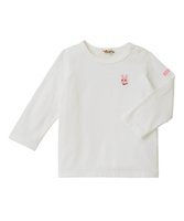 【ミキハウスホットビスケッツ/MIKI HOUSE HOT BISCUITS / KIDS】の【70-140cm】 ワンポイント長袖Tシャツ 人気、トレンドファッション・服の通販 founy(ファニー) ファッション Fashion キッズファッション Fashion for Kids トップス・カットソー Cut & Sew Tops おすすめ Recommended / Our Picks カットソー Cut and Sewn Top ワンポイント One Point, Statement Accent 夏 Summer S/S・春夏 SS, Spring/Summer, Warm Season A/W・秋冬 Autumn/Winter 長袖 Long Sleeve, Full Sleeve |ID:prp329100004872308