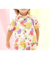 【ミキハウスホットビスケッツ/MIKI HOUSE HOT BISCUITS / KIDS】の【ビーンズ×フルーツシリーズ】【80-120cm】オープンカラーシャツ 人気、トレンドファッション・服の通販 founy(ファニー) ファッション Fashion キッズファッション Fashion for Kids トップス・カットソー Cut & Sew Tops 春 Spring カラフル Colorful Design サッカー Seersucker, Summer Fabric サンダル Sandals, Summer Shoes シンプル Simple, Minimal セットアップ Set-Up, Coordinated Outfit 人気 Popular, Best Seller ハーフ Half, Half-Length ベビー Baby, Babywear ポケット Pocket, Pocket Detail 半袖 Short Sleeve, Half Sleeve 帽子 Hat, Headwear リゾート Resort, Vacation Style A/W・秋冬 Autumn/Winter S/S・春夏 SS, Spring/Summer, Warm Season おすすめ Recommended / Our Picks 夏 Summer ギフト プレゼント Gift / Present |ID:prp329100004872324