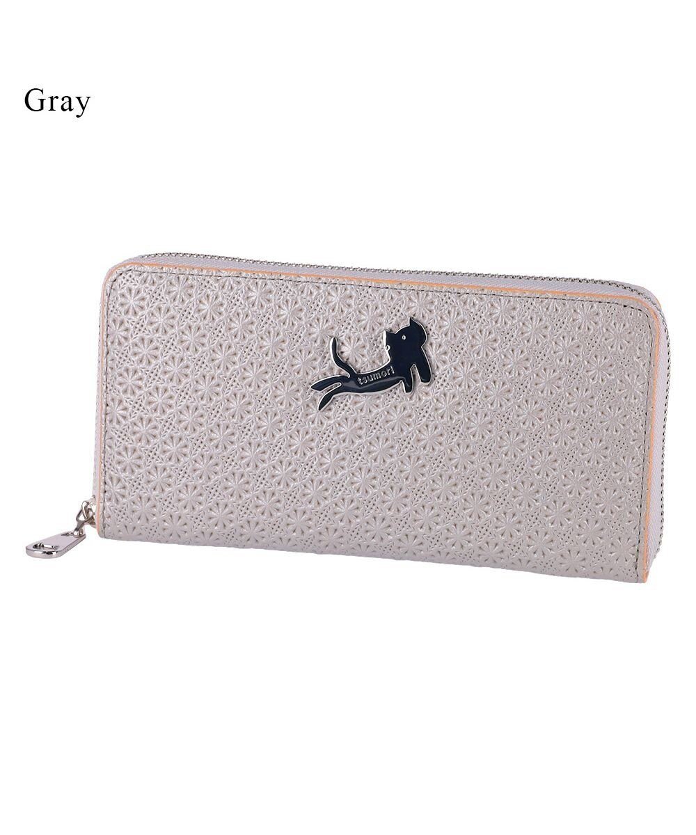 【ツモリチサト キャリー/tsumori chisato CARRY】のキラネコフラワー ラウンドファスナー長財布 人気、トレンドファッション・服の通販 founy(ファニー) ファッション Fashion レディースファッション Fashion for Women ミニ財布・二つ折り財布 Wallets & Card Cases ネコ Cat, Feline Motif フラワー Flower, Floral ラウンド Round, Round Neck 春 Spring 財布 Wallet, Purse other-1|ID: prp329100004872346 ipo3291000000036337932