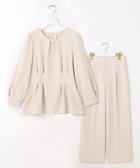 【エニィ スィス/any SiS】の【優木まおみさんコラボ】秒映えセレモニー セットアップ ライトベージュ|ID: prp329100004874366 ipo3291000000036357224